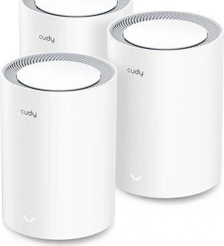 Маршрутизатор WiFi Mesh-система WiFi 6 Cudy M1800 (3-Pack) 3 штуки дводіапазонні гігабітні AX1800 73-00516 фото