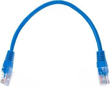Патч-корд сетевой E-NET UTP, RJ-45, CAT.5/CAT.6, 0.5m 25-00102 фото