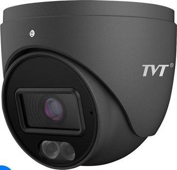 IP-відеокамера 6Mp TVT TD-9564S4-C (D/PE/AW2) Black f=2.8mm, ІЧ+LED-підсвічування, з мікрофоном 77-00405 фото