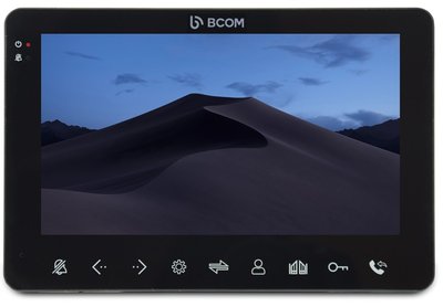 Відеодомофон 7 дюймів BCOM BD-780M Black з детектором руху і записом відео 215035 фото