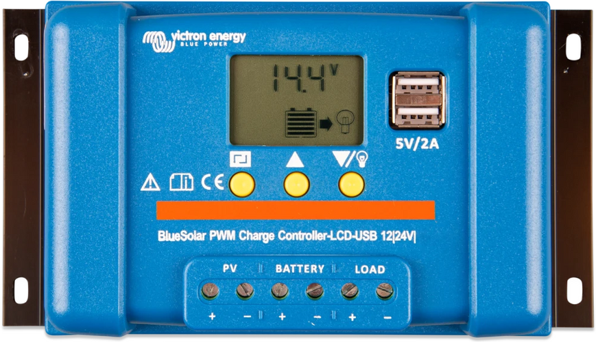 Контроллер заряда Victron Energy BlueSolar PWM-LCD&USB 12/24V-30A (30A, 12/24В) 99-00020225 фото