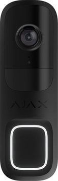 Ajax Doorbell black RAL 9005 Видеозвонок 99-10024637 фото