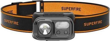 Налобний ліхтар SUPERFIRE HL23-X, що перезаряджається, потужністю 2 Вт 302924 фото