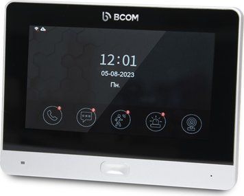 Wi-Fi відеодомофон 7 BCOM BD-760FHD/T Silver з підтримкою Tuya Smart 248878 фото
