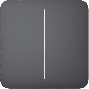Ajax&nbsp;SoloButton&nbsp;(2-gang)&nbsp;[55]&nbsp;graphite&nbsp;кнопка Кнопка двоклавішного вимикача 99-00013093 фото