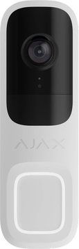 Ajax Doorbell White RAL 9003 Видеозвонок 99-10024639 фото