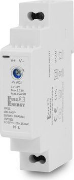 Блок питания Full Energy BGP-121UDIN 12 В / 1.25 А для крепления на DIN рейку. 290775 фото