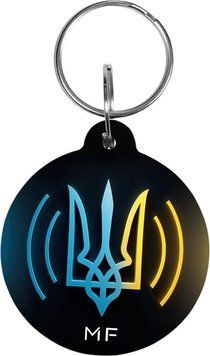 Ключ-брелок Mifare Proximity-key epoxy круглий d=35 мм герб 69-00056 фото