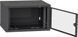 IPCOM 6U 600x600 Шкаф телекоммуникационный двери стекло (черный) 99-00017723 фото 2