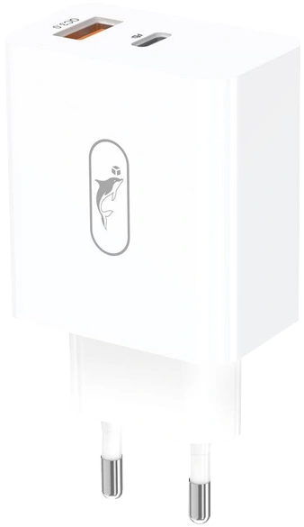 Сетевое зарядное устройство SkyDolphin SC02 (2USBx2.4A) White (MZP-000185) 99-00018830 фото