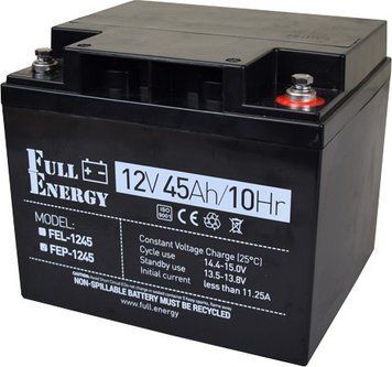 Акумулятор 12В 45 А&middot;год для ДБЖ Full Energy FEP-1245 103111 фото