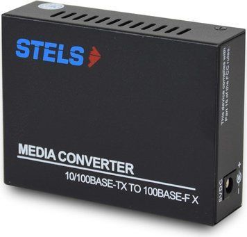 Медiаконвертер 100M 20км WDM SC, STELS-F110SB-20A-1310 285095 фото