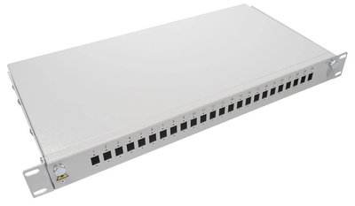 SC-Simpl./LC-Dupl./E2000 Патч-панель 24 порта 2xPG13.5 и 2xPG11, 1U 29338 фото