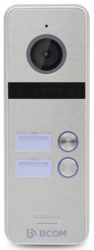 Відеопанель BCOM BT-402HD Silver на 2 абоненти 99-00018874 фото