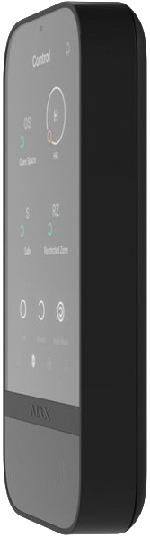 Клавіатура Ajax KeyPad TouchScreen (8EU) black 99-00017270 фото