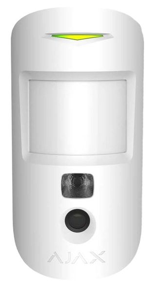 Ajax MotionCam (PhOD) Jeweller (8EU) white бездротовий сповіщувач руху з камерою 27858 фото