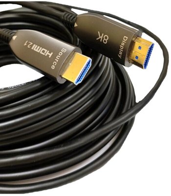 HDMI 2.1 патчкорд 10м з передачею сигналу 8K UHD 48 Gbps по оптичному кабелю (AOC) 27028 фото