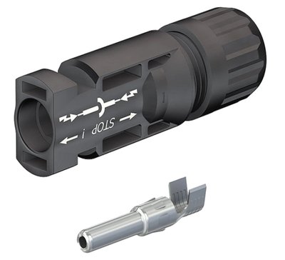 Staubli MC-plug PV-KST4/6I-UR 5-6мм MC-4 конектор (папа) 29851 фото