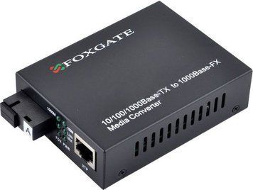 Медіаконвертер FoxGate EC-Q-1G-1SM-1310nm-20 км 243378 фото