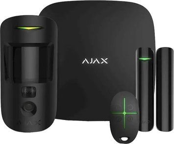 Ajax StarterKit Cam HDR (8EU) UA black Комплект охоронної сигналізації 99-00024252 фото