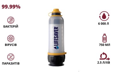 LifeSaver Bottle Пляшка для очищення води 29607 фото