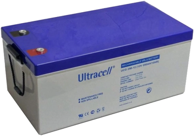 Акумуляторна батарея Ultracell UCG250-12 GEL 12 V 250 Ah 99-00020759 фото