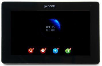 Wi-Fi відеодомофон 7" BCOM BD-770FHD/T Black з підтримкою Tuya Smart 99-00018859 фото