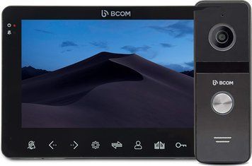Комплект відеодомофону BCOM BD-780FHD Black Kit: відеодомофон 7 і відеопанель 240562 фото