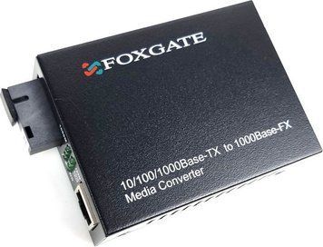 Медіаконвертер FoxGate EC-Q-1G-1SM-1550nm-20 км 243379 фото