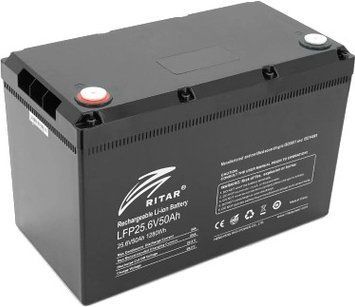 Ritar LFP25.6V50Ah 25.6В 50А&bull;ч 50А Літієва акумуляторна батарея 99-00023409 фото