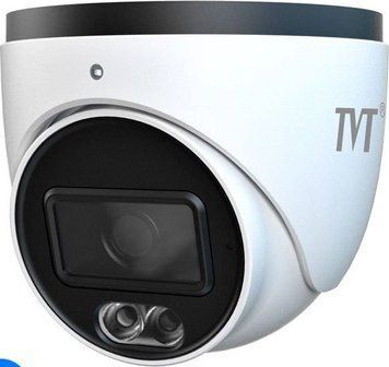 IP-відеокамера 8Mp TVT TD-9584S4-C(D/PE/AW2) White f=2.8mm, ІЧ+LED-підсвічування, з мікрофоном 77-00414 фото