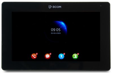 Wi-Fi видеодомофон 7" BCOM BD-770FHD/T Black с поддержкой Tuya Smart 215032 фото