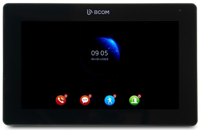 Wi-Fi відеодомофон 7" BCOM BD-770FHD/T Black з підтримкою Tuya Smart 215032 фото