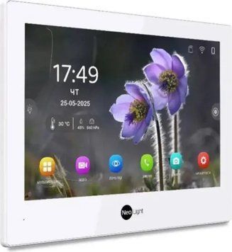 Комплект Neolight ALPHA Hybrid IPWO KIT Black: гибридный видеодомофон 8 с Wi-Fi и 2 Мп IP видеопанель с Wi-Fi. 301781 фото