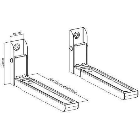 Gembird WM-U30-01-W 30 кг Кронштейн универсальный 99-00022273 фото