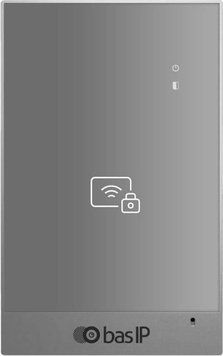 Зчитувач з контролером Bas-IP CR-02BD silver з технологією UKEY 115844 фото