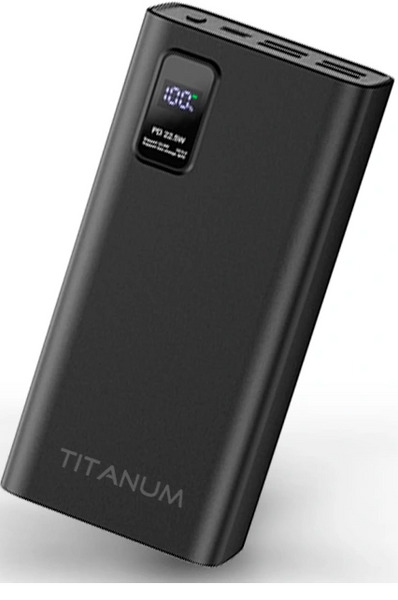 Повербанк TITANUM 728S 30000mAh 22.5W Black 99-00016943 фото