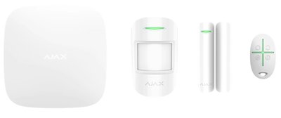 Ajax StarterKit Plus (8EU) UA white комплект охоронної сигналізації 25314 фото
