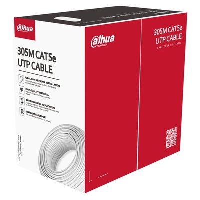 DH-PFM920I-5EU-U кабель внутрішній UTP CAT5e 305 м (0.5 мм) 27867 фото