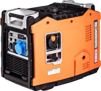 Генератор инверторний бензиновий 5 кВт Bison BS6250iE 41-00403 фото