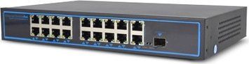 Коммутатор PoE-1018-16P-1S/250m - переключатель данных PoE-1018-16P-1S/250m. 111053 фото