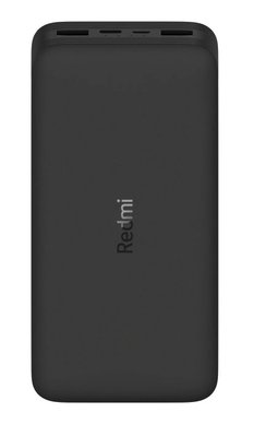 Xiaomi Redmi Power Bank 20000 mAh 2xUSB QC 3.0 18 W PB200LZM Black (VXN4304GL) Повербанк 28761 фото