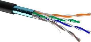Кабель витая пара Одескабель OK-Net КППЕ-ВП (100) FTP кат.5е, 4х2х0.51 (FTP медь внешний) (1 метр) 105240 фото