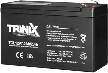 Акумуляторна батарея гелева Trinix TGL12V7.2Ah/20Hr GEL 99-00020693 фото