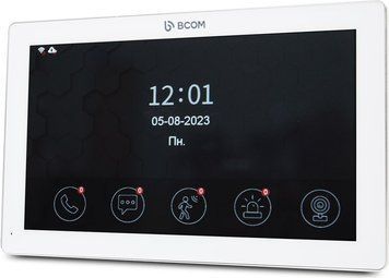 Відеодомофон 10 BCOM BD-1070FHD White 240547 фото