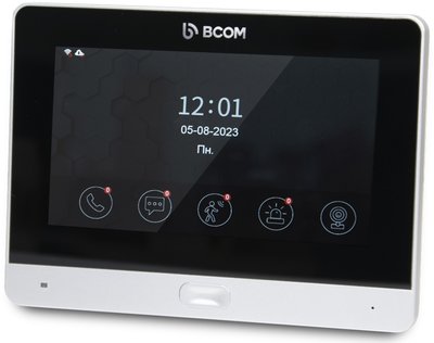 Wi-Fi відеодомофон 7" BCOM BD-760FHD/T Silver з підтримкою Tuya Smart 248878 фото