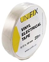 UNIFIX ETU-20W Изоляционная лента бела 0.17х18мм 20м 29079 фото