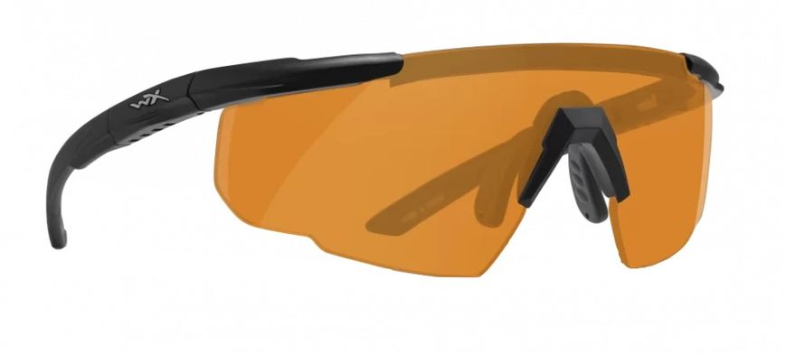 Wiley X SABER ADVANCED помаранчеві лінзи Защитные баллистические очки оранжевые 27733 фото