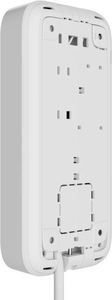 Ajax KeyPad TouchScreen Fibra white проводная сенсорная Клавіатура 99-00023882 фото