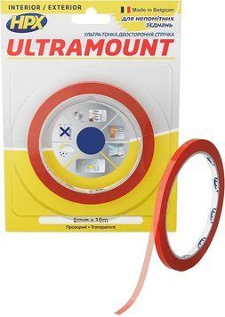 HPX UM0610 ULTRA MOUNT 6мм х 10м Стрічка двохстороння 99-00023182 фото
